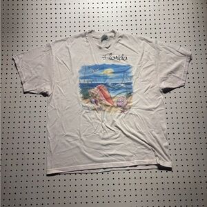 Hanes vintage White Florida Graphic T-Shirt